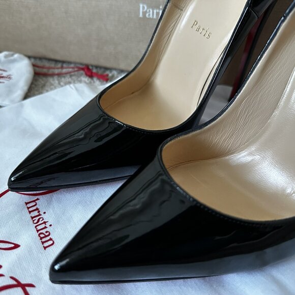Christian Louboutin So Kate Pointed-Toe Red Sole Pump - Picture 9 of 10